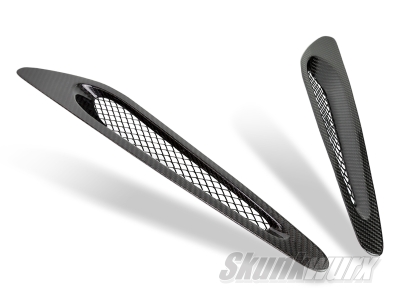 McLaren 720S/750S/765LT Carbon Fibre Front Bonnet Vents/Grilles (Gloss)