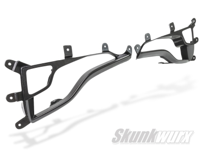 Ferrari 458 Carbon Fibre Rear Air Intake/Fog Light Trim Set (Gloss)