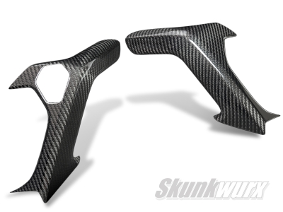 Lamborghini Huracan Carbon Fibre Door Handle Covers/Trims LHD (Gloss)