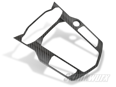 Lamborghini Aventador Carbon Fibre Center Console Outer Switch Trim (Matte)