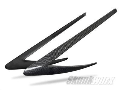 Ferrari California T Carbon Fibre Front Wing Air Vent/Intake Trims (Gloss)