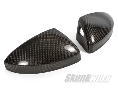 Audi R8/TT (4S/8S) Carbon Fiber Wing Mirror Cover Replacements 2015-2024 (Lane Assist)