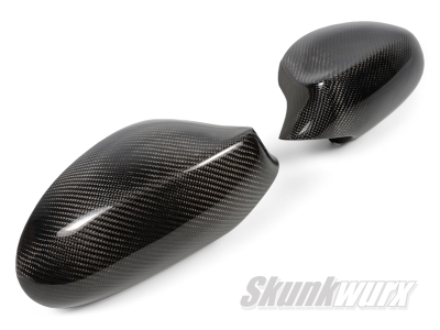 BMW 1-Series (E8x) Pre-LCI Carbon Fiber Wing Mirror Cover Replacements 2004-2010