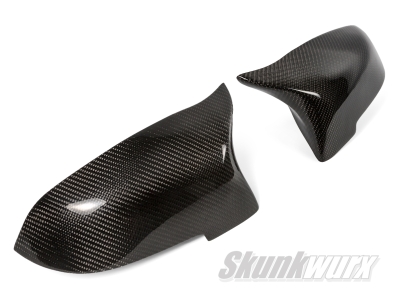 BMW 5/6-Series (F0x/F1x) LCI M-Style Carbon Fiber Wing Mirror Cover Replacements 2013-2018