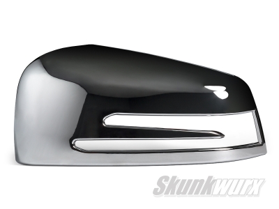 Mercedes A/B/C/E/CLA/CLS/GLA/GLK-Class Chrome Wing Mirror Add-On Covers 2007-2019