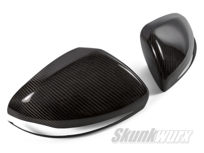 Mercedes B/C/CLS/E/EQ/GL-Class Carbon Fiber Wing Mirror Add-On Covers RHD 2016-2025