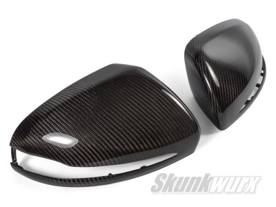 Mercedes B/C/CLS/E/EQ/GL-Class Full Carbon Wing Mirror Cover Replacements RHD 2016-2025