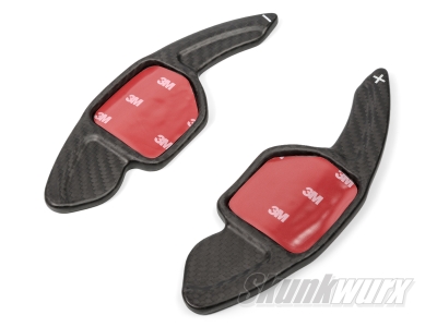 Audi A3/A4/A5/A6 etc 1st Gen Carbon Fibre Shift Paddles Extended (Matte Black)