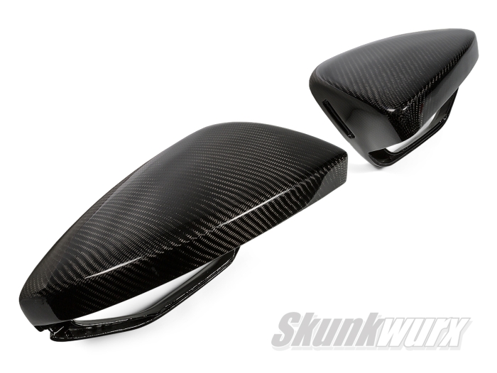 Audi A6/A7/A8 (C8/4K8/D5) Carbon Fiber Wing Mirror Replacements 2017+ (Lane Assist)