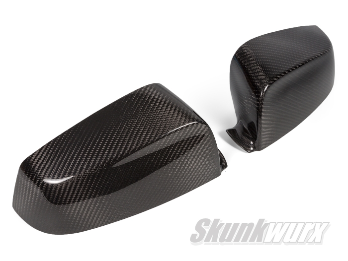BMW 5/6-Series (E6x) LCI Carbon Fiber Wing Mirror Add-On Covers 2007-2010