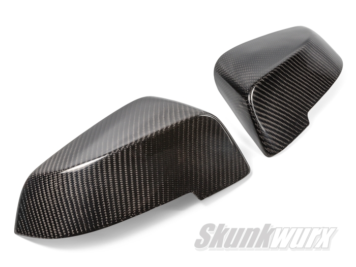 BMW 5/6/7-Series (F0x/F1x) LCI OEM-Style Carbon Fiber Wing Mirror Cover Replacements 2013-2018