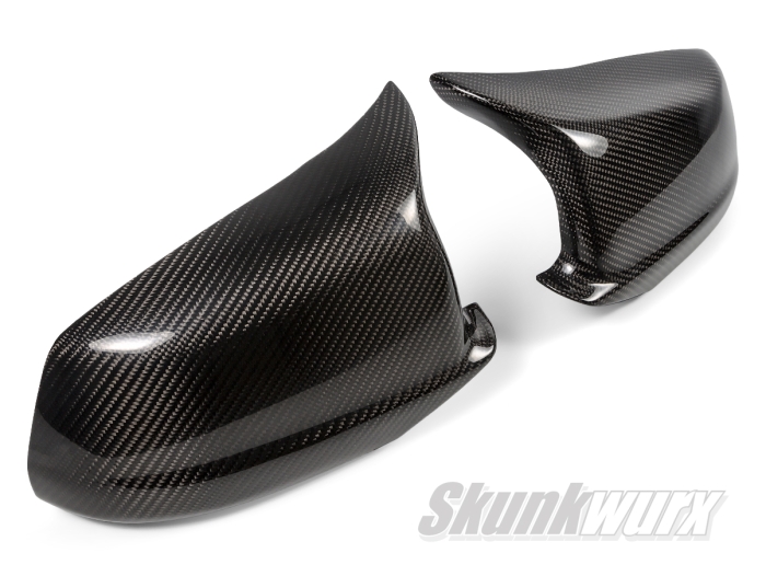 BMW 5/6-Series (F0x/F1x) Pre-LCI M-Style Carbon Fiber Wing Mirror Cover Replacements 2011-2015