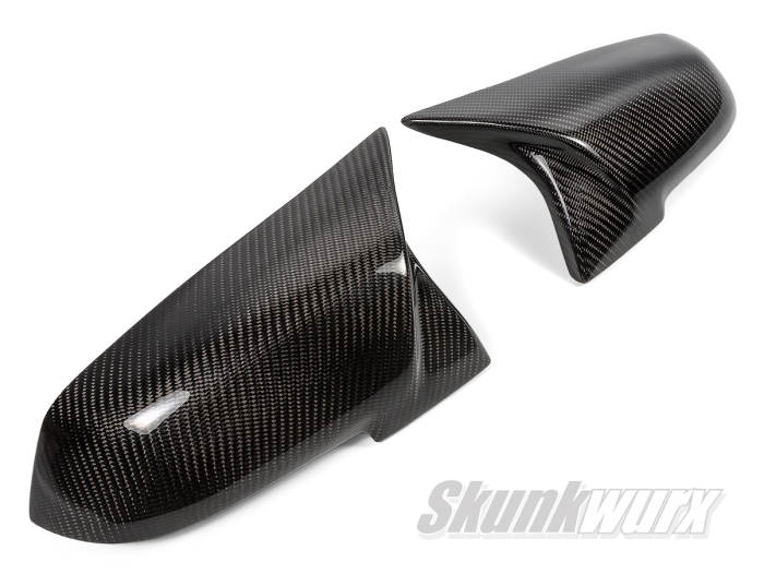 BMW 1/2/3/4/X1/M2-Series (F2x/F3x/F87/E84) M-Style Carbon Fiber Wing Mirror Cover Replacements 2011-2021