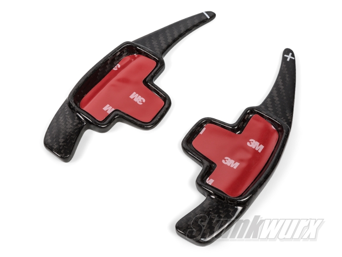 Mercedes A/B/C/E/G/SL-Class Carbon Fibre Shift Paddles Extended (Gloss Black)