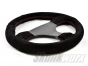Ariel Atom/Nomad Carbon Fibre Steering Wheel with Suede Trim and Pink Stitching