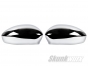 Fiat/Abarth 500/Punto Evo/Grande Chrome Wing Mirror Add-On Covers 2005-2018