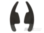 Audi A1/A3/A4/A5/Q5 etc 3rd Gen Carbon Fibre Shift Paddles Extended (Gloss Black)