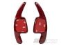 Audi A1/A3/A4/A5/Q5 etc 3rd Gen Carbon Fibre Shift Paddles Extended (Gloss Red)
