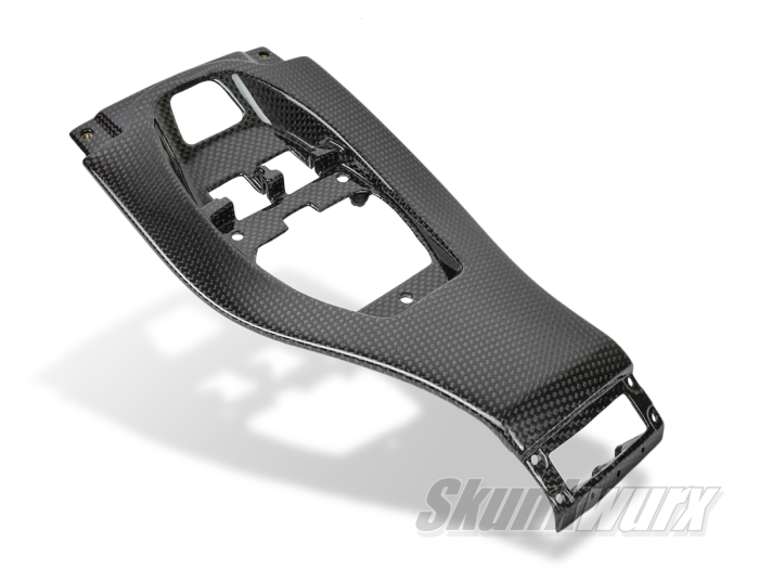 Ferrari 458 Italia Carbon Fibre Center Console Switch Panel/Trim (Gloss)
