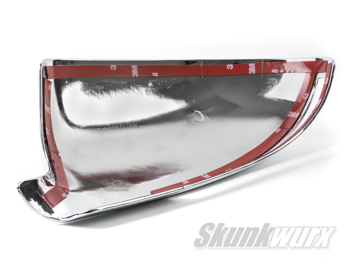 Chrome silver wing mirror covers for Audi A3 A4 A5 A6 with indicator cutout