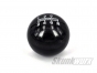 Mugen Carbon Fibre Spherical Shift Knob - 6 Speed - Black Stripe