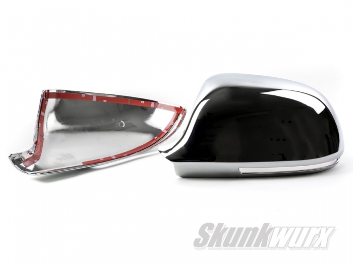 Chrome Wing Mirror Cover for Audi - A5 07+, A3/S3 08+, A4 (B8) 08+, A6 (C6) 08+