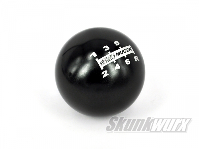 Mugen Black Anodised Aluminium Spherical Shift Knob - 6 Speed