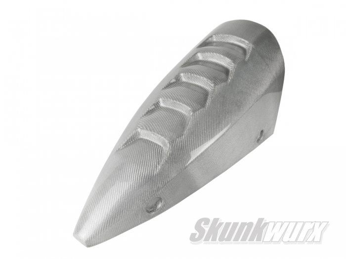 Skunkwurx Raptor Silver Carbon Fibre Air Intake Cover for Ariel Atom with Grills